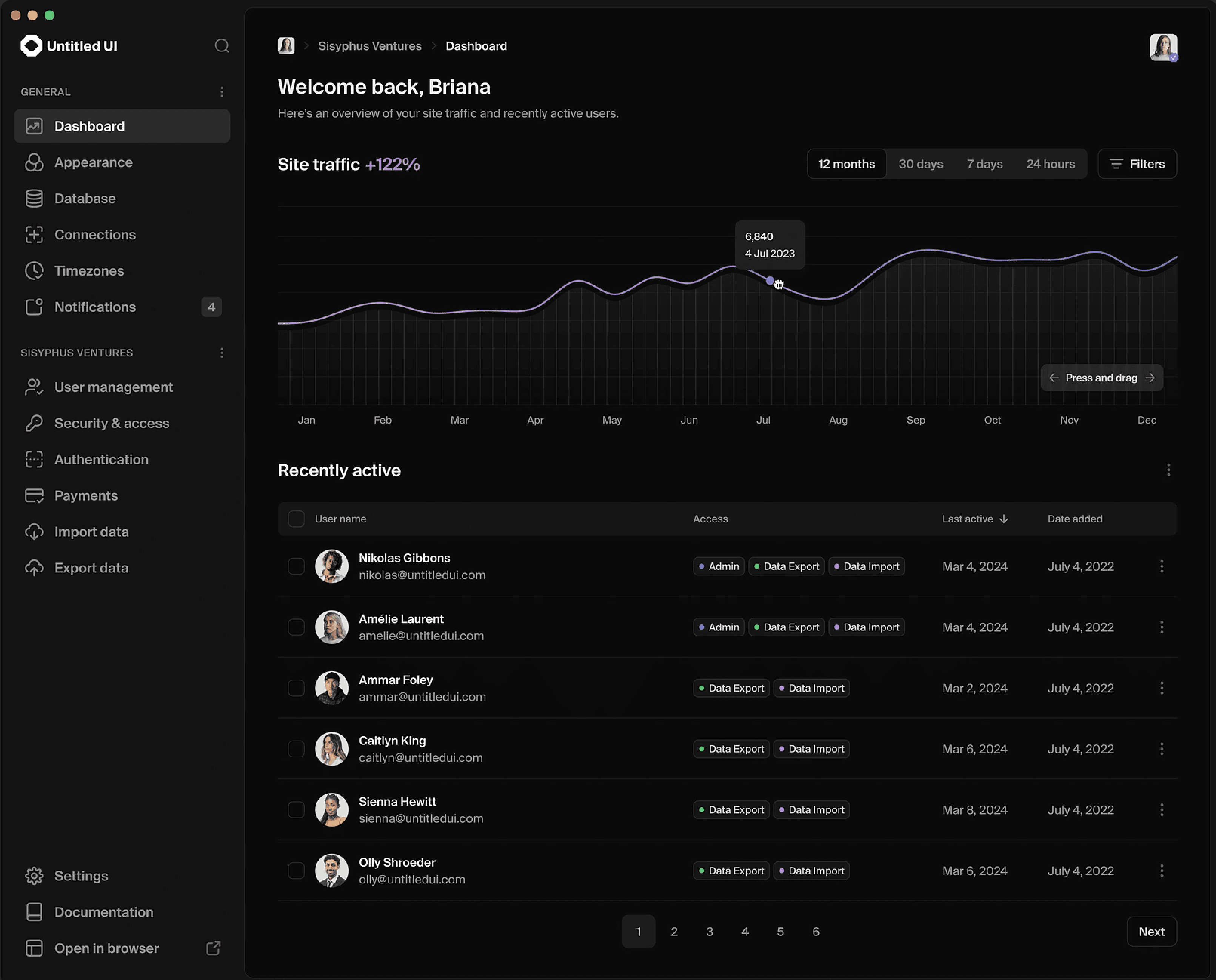 SimpliBill Dashboard